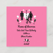 Funny Scheidung Party Einladungen (Rückseite)