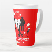 Funny Scheidung Party Milchtasse (Rechte Ecke)