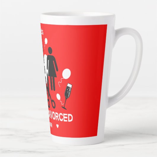 Funny Scheidung Party Milchtasse (Rechts)