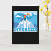 Funny Scheidung Party Squad Support Crew Karte (Gelbe Blume)