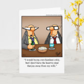 Funny Scheidung Spaß Grußkarte Karte (Gelbe Blume)