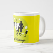 Funny Scheidung Survivor Beileid Jumbo-Tasse (Vorderseite Rechts)