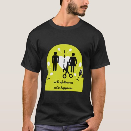 Funny Scheidung Survivor Beileid T-Shirt (Vorderseite)