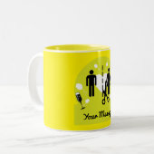 Funny Scheidung Survivor Beileid Zweifarbige Tasse (Vorderseite Links)