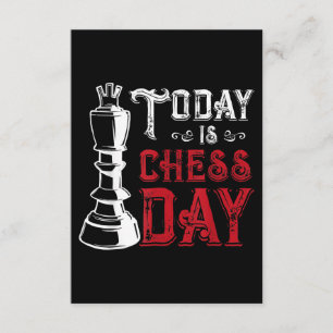 Funny Schess King Casting Design Begleitkarte