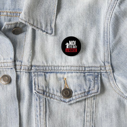Funny Schess King Casting Design Button (Beispiel)