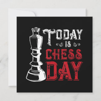 Funny Schess King Casting Design Einladung