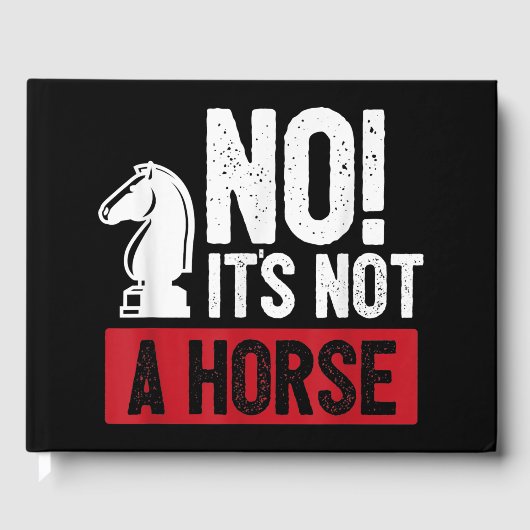 Funny Schess King Casting Design Gästebuch (Vorderseite)