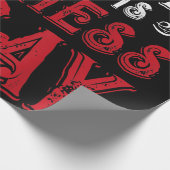 Funny Schess King Casting Design Geschenkpapier (Ecke)