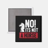 Funny Schess King Casting Design Magnet (Vorderseite/Rückseite)