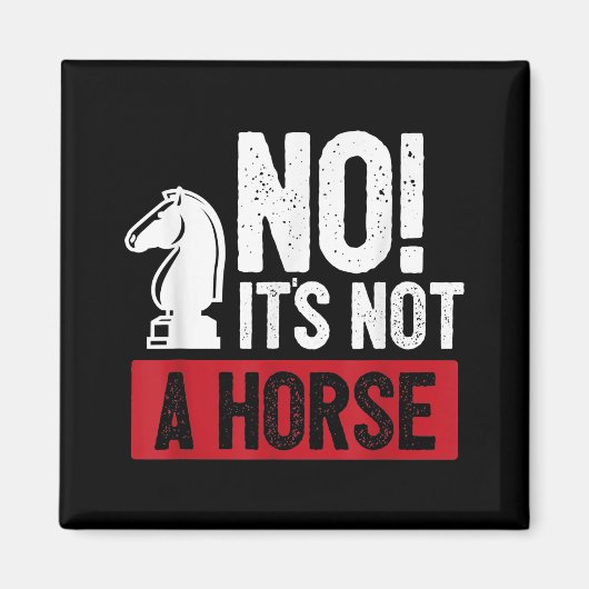 Funny Schess King Casting Design Magnet (Vorne)