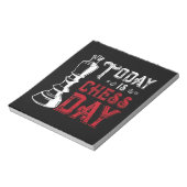 Funny Schess King Casting Design Notizblock (Rotiert)