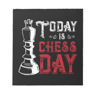 Funny Schess King Casting Design Notizblock