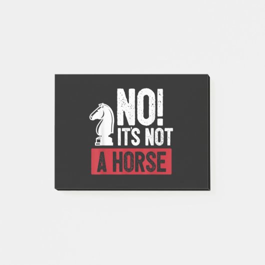 Funny Schess King Casting Design Post-it Klebezettel (Vorderseite)