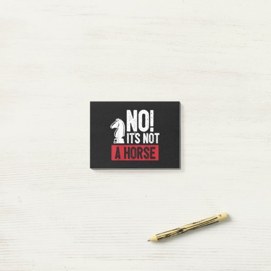 Funny Schess King Casting Design Post-it Klebezettel (Auf Schreibtisch)