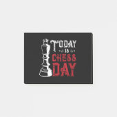 Funny Schess King Casting Design Post-it Klebezettel (Vorderseite)