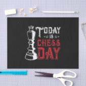Funny Schess King Casting Design Seidenpapier (Handwerk)