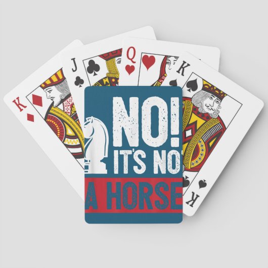 Funny Schess King Casting Design Spielkarten (Rückseite)