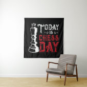 Funny Schess King Casting Design Wandteppich (Beispiel)