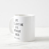 Funny Schess Player Gag Personalisiert Kaffeetasse (Vorderseite Links)