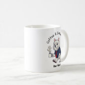 Funny  Schipperke Dog Business Suit Coffee  Kaffeetasse (VorderseiteRechts)