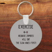 Funny Schlüsselanhänger für echte Fitness Liebhabe (Vorderseite)