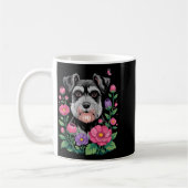 Funny Schnauzer Art For Women Schnauzer Dog Lover Kaffeetasse (Links)