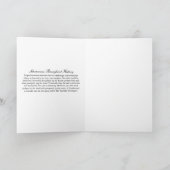 Funny Schnauzer Dickens Weihnachtsgrußkarte Karte (Innenseite)