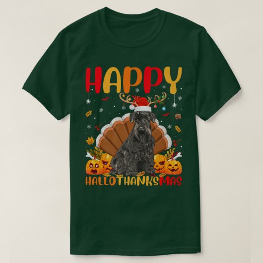 Funny Schnauzer Dog Lover Happy Schnauzer HelloTha T-Shirt (Design vorne)