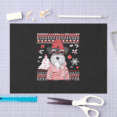 Funny Schnauzer Dog Weihnachtsgeschenk Seidenpapier (Handwerk)