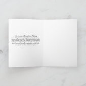 Funny Schnauzer Geschichte Faltkarte Karte (Innenseite)