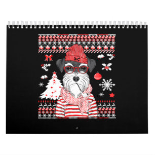 Funny Schnauzer Hund Weihnachtsgeschenk Kalender