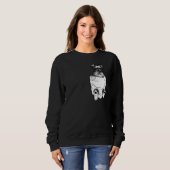 Funny Schnauzer Inside Pocket for Dog Sweatshirt (Vorne ganz)