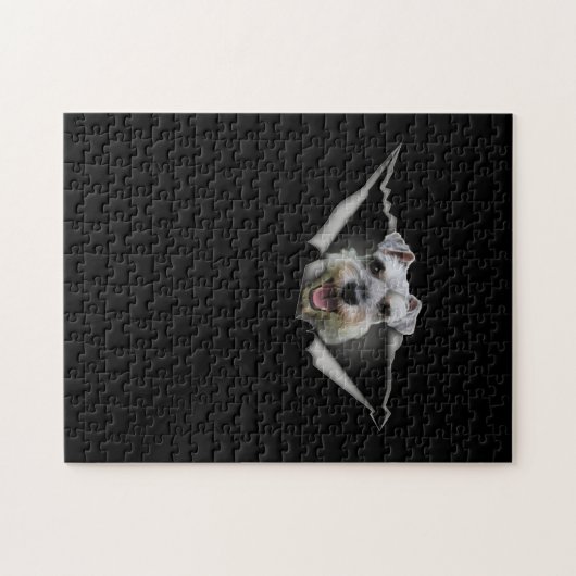 Funny Schnauzer Lover Geschenk Puzzle (Horizontal)