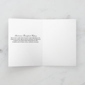 Funny Schnauzer Shakespeare Faltkarte Karte (Innenseite)