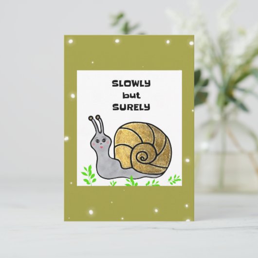 Funny Schnecke (Stehend Vorderseite)