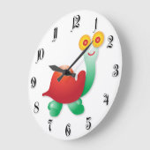 Funny Schnecke Große Wanduhr (Winkel)