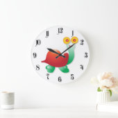 Funny Schnecke Große Wanduhr (Zuhause)