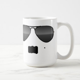 Funny Schnurrbart Brille niedlich Gangster Kaffeetasse