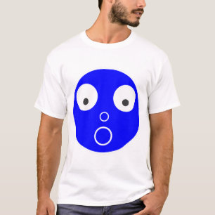 Funny schockiert Gesicht Emoji Cartoon Expressio T-Shirt