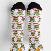 Funny School Bus Driver So Roll ich Socken (Oben)