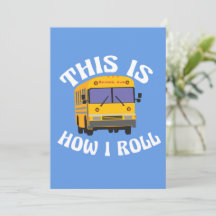 Funny School Bus Driver So Roll Joke