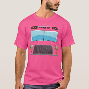 Funny School Bus Kostüm Cool Yellow School Bus Dr. T-Shirt