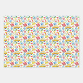 Funny School Bus zurück zum Schulmuster Geschenkpapier Set (Vorderseite 3)