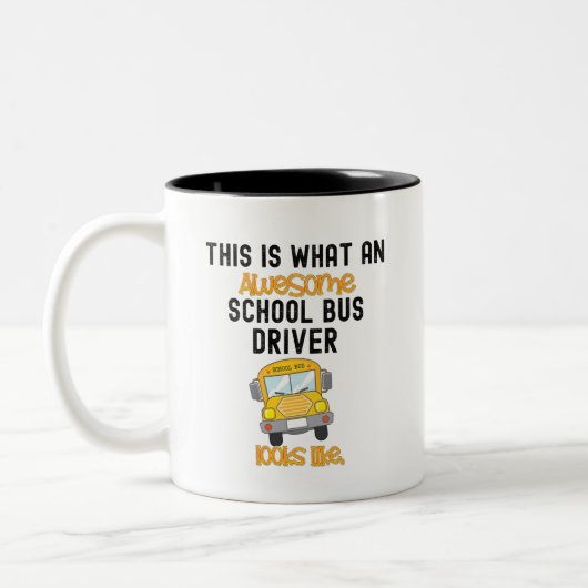 Funny School Busfahrer Das ist das, was ein phanta Zweifarbige Tasse (Links)