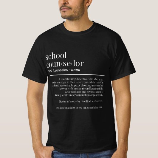 Funny School Counselor Gift Counseling  T-Shirt (Vorderseite)