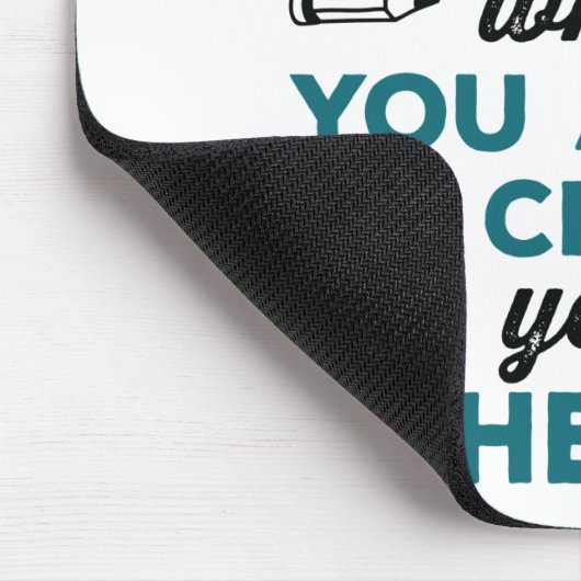 Funny School Counselor Sorry Said Change Zeitplan Mousepad (Ecke)