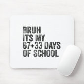 Funny School Countdown Student Teacher Clroom Humo Mousepad (Mit Mouse)