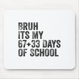 Funny School Countdown Student Teacher Clroom Humo Mousepad