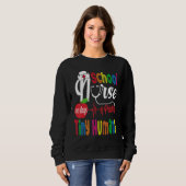 Funny School Krankenschwester 100 Tage Patching wi Sweatshirt (Vorne ganz)